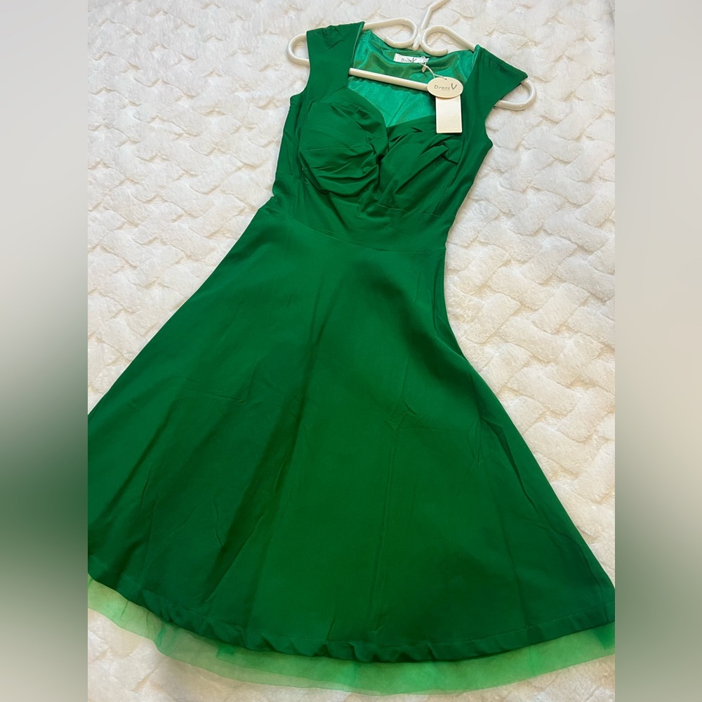 Sleeveless Bridesmaid or wedding guest dress.